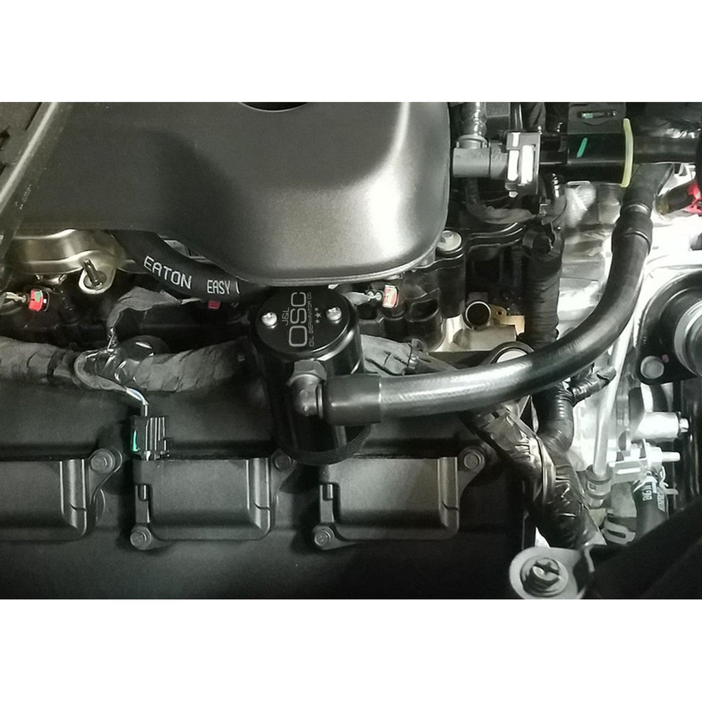 J&L OSC 3.0 OIL SEPERATOR RH SIDE - BLACK (2019-2024 DT RAM 1500 5.7L)