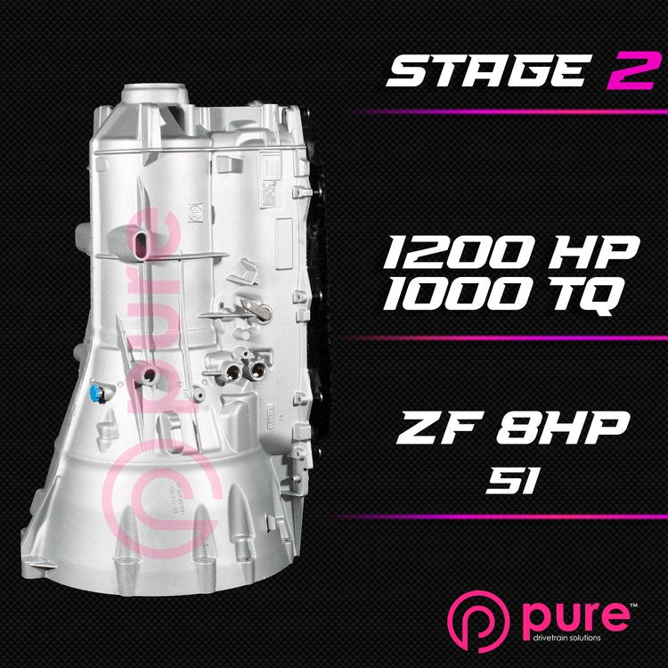PURE ZF 8HP51 STAGE 2 TRANSMISSION UPGRADE 1200HP/1000TQ