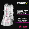 PURE ZF 8HP45/50 STAGE 1 TRANSMISSION UPGRADE 1000HP/850TQ