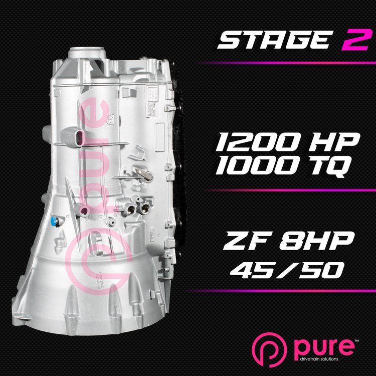 PURE ZF 8HP45/50 STAGE 2 TRANSMISSION UPGRADE 1200HP/1000TQ