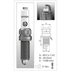 BRISK SPARK PLUGS 2MOER10YS SILVER