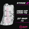 PURE ZF 8HP70 STAGE 2 TRANSMISSION UPGRADE 1400HP/1200TQ