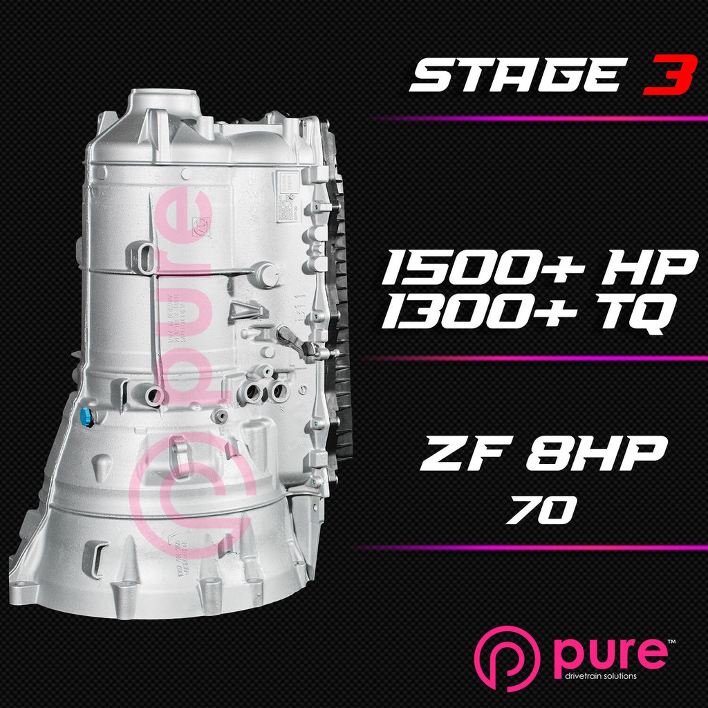 PURE ZF 8HP70 STAGE 3 SRT JEEP/CHRYS TRANSMISSION REBUILD 1500+HP/1300+TQ (COMING SOON)