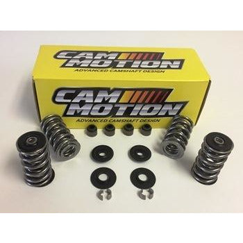 LS .660" DUAL VALVE SPRING KIT WITH PREMIUM POLISHED SPRINGS & STEEL RETAINERS